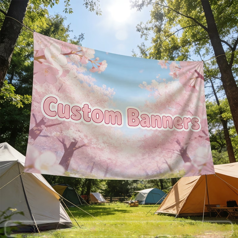 Commercial Printing Images - Custom Banner Flags Suitable For Personalized