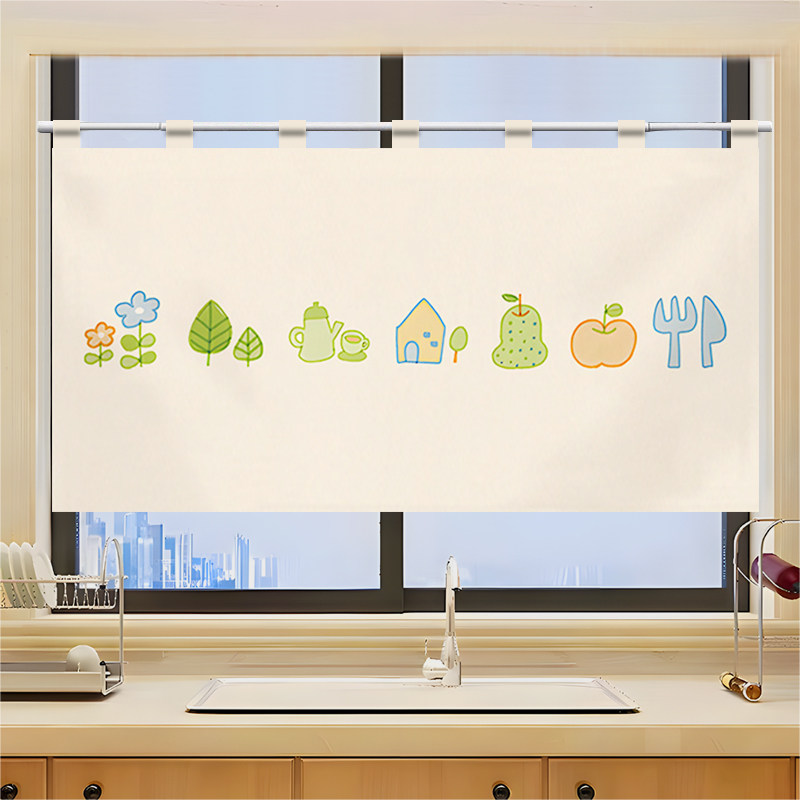 VIKAMA Grid Utensil Half Noren - Commercial Window Printing 评论和价格