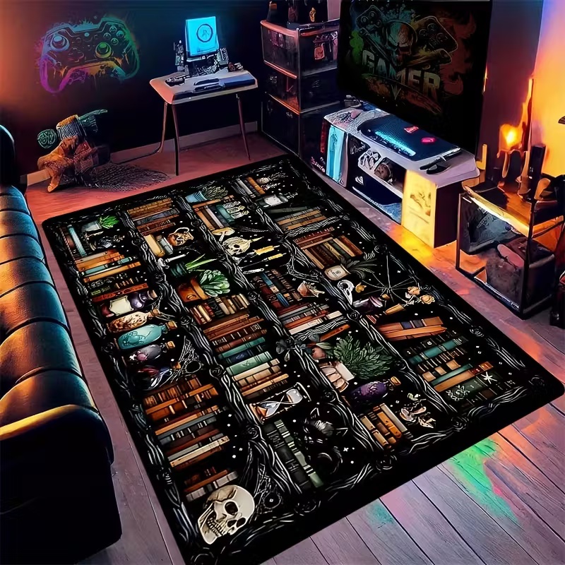 Bookshelf Area Rug for Teen St - Commercial Book Printing Machines 评论和价格