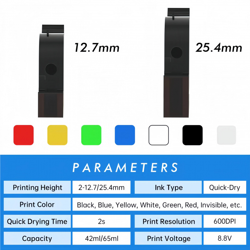 Factory 12.7MM 25.4MM Premium  - Solvent Printer Ink 评论和价格