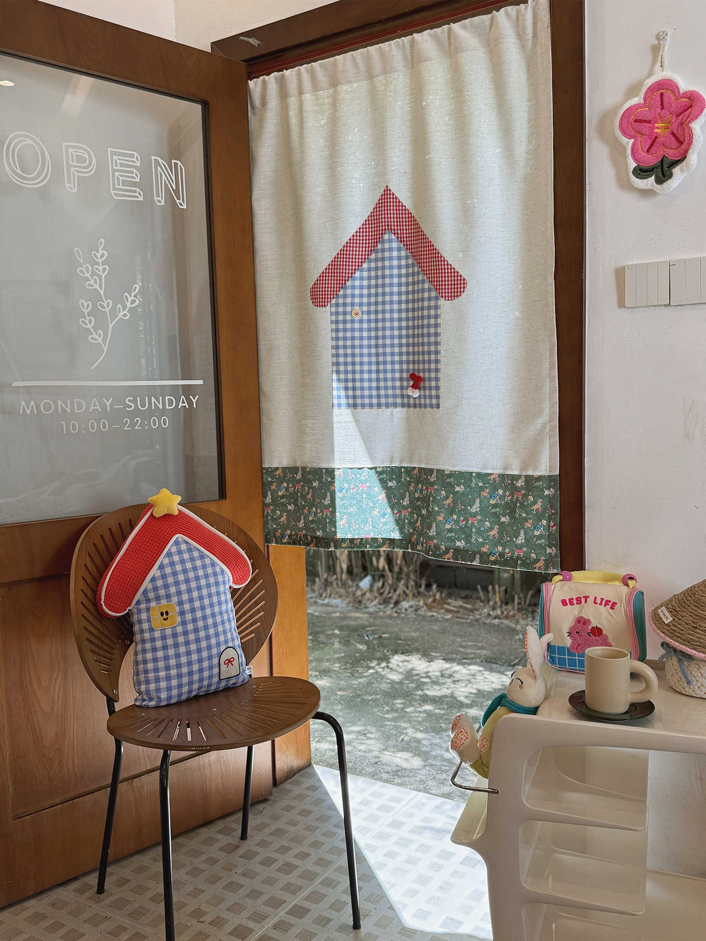 VIKAMA Gingham Small House Nor - Commercial Window Printing 评论和价格