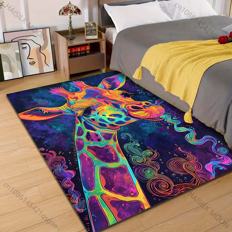 1PC Colorful artistic giraffe  - Commercial Printing Images 评论和价格