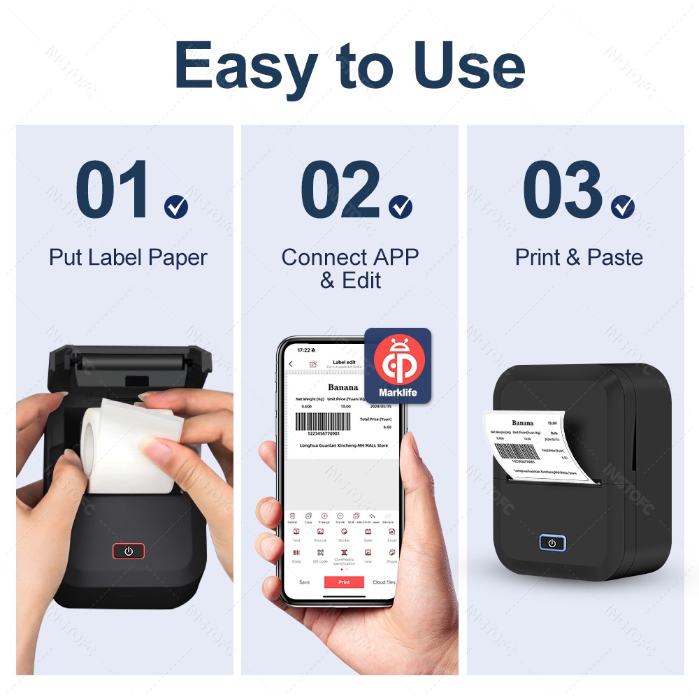 Marklife X2 Portable Thermal P - Commercial Book Printing Machines 评论和价格