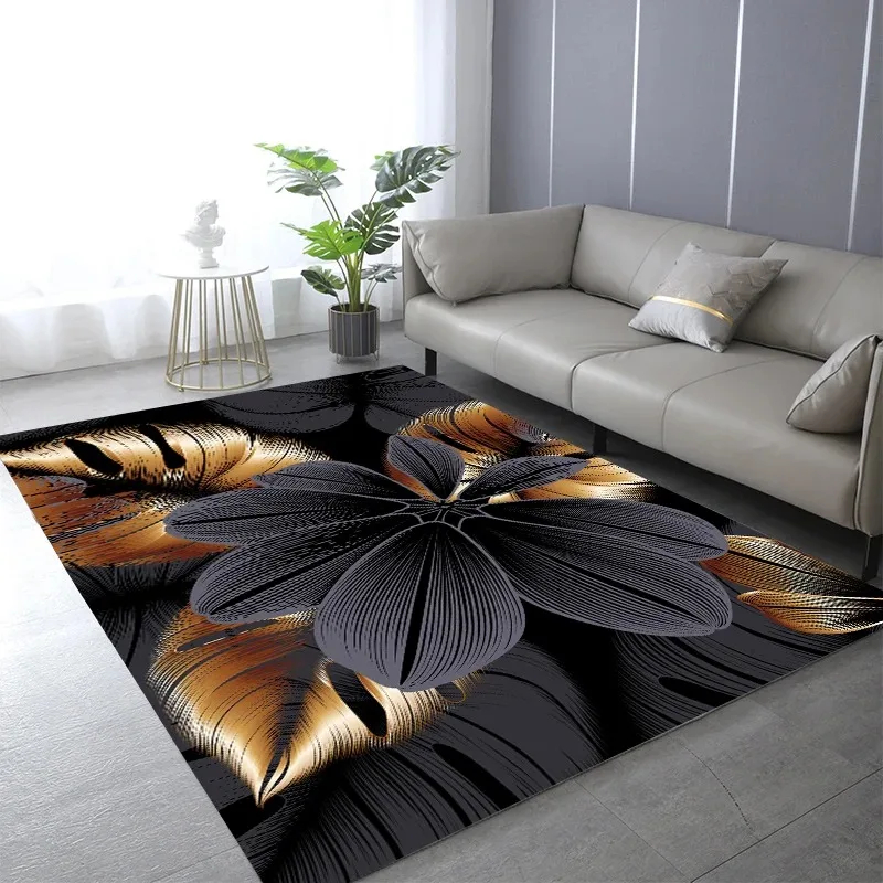 Abstract Black Golden Plant Le - Commercial Printing And Design 评论和价格