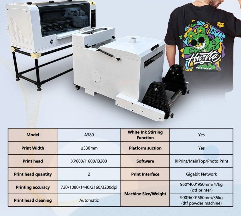 30cm A3 DTF Printer Dual XP600 - Dtf Powder Shaker 评论和价格