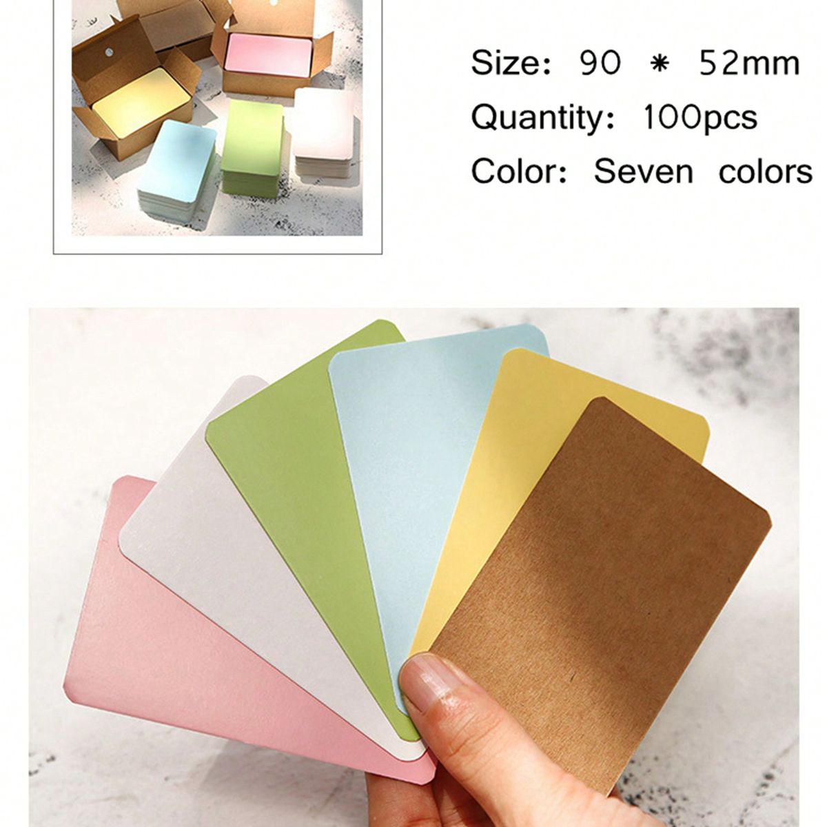100Pcs 9*5.2cm Blank Card For  - Commercial Printing Books 评论和价格
