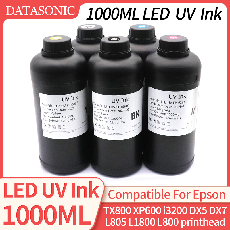 1000ML LED UV Ink For TX800 XP - Solvent Printer Ink 评论和价格