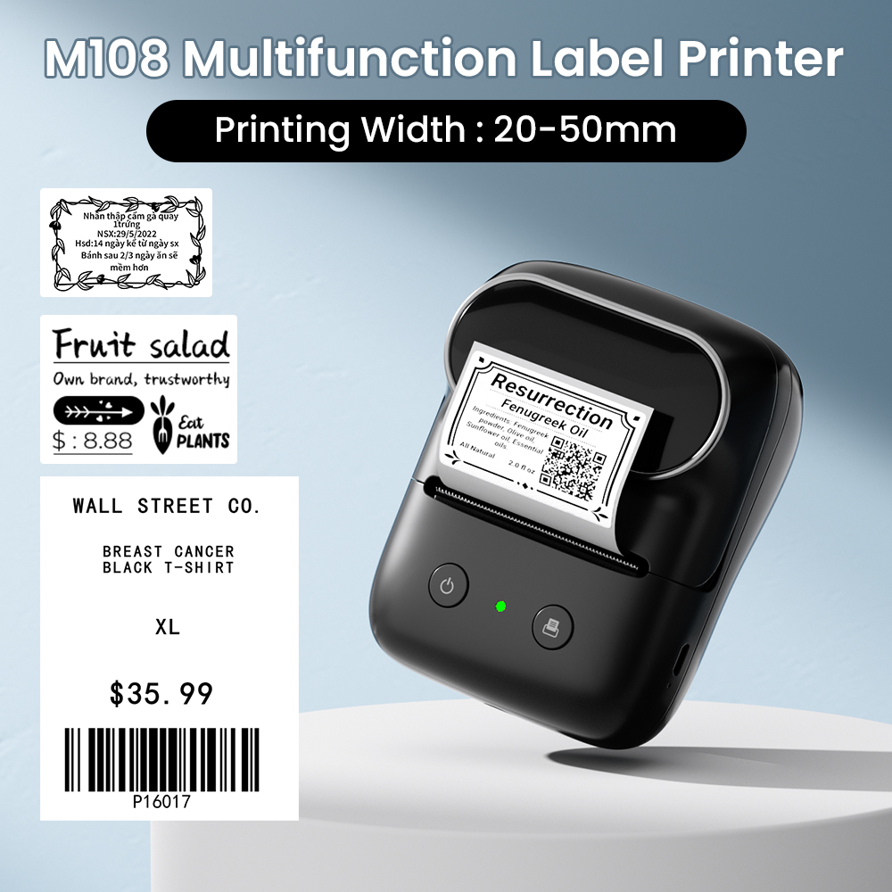 Phomemo M108 Portable Label Pr - Commercial Printing Types 评论和价格