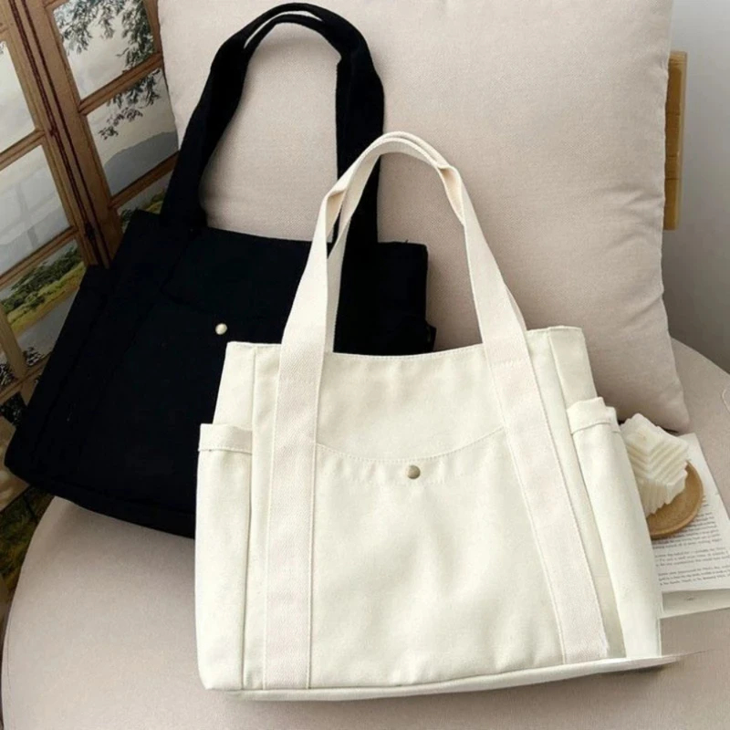 Large Capacity Canvas Tote Bag - Commercial Printing Books 评论和价格