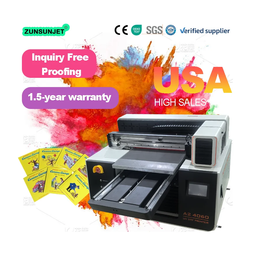 Small A2 Flatbed UV Dtf Inkjet - Uv Flatbed Printer 评论和价格