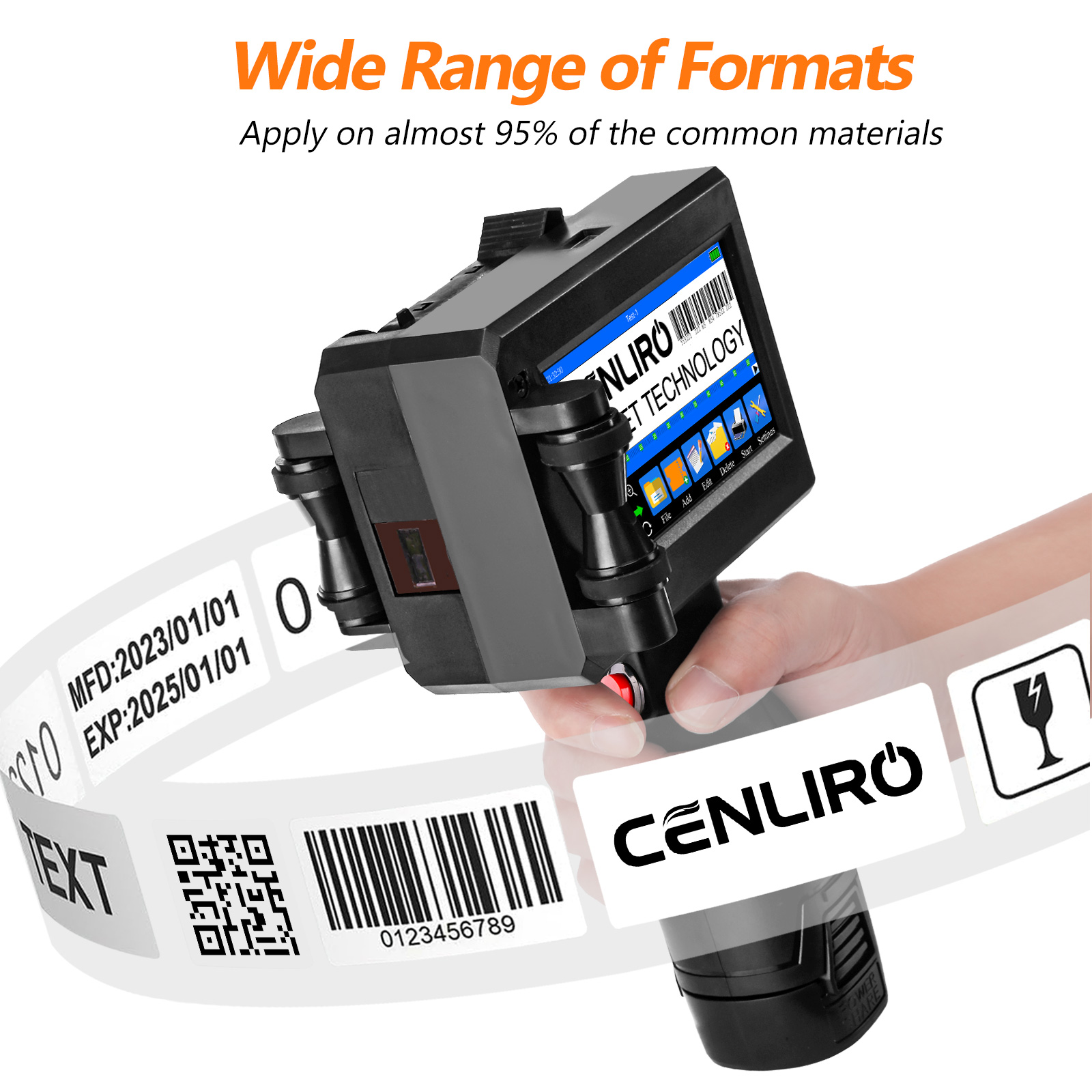 Cenliro CL20B 25.4mm TIJ Handh - Commercial Book Printing Machines 评论和价格
